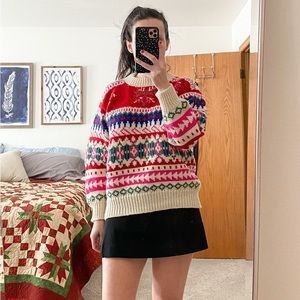 Vintage Winter Sweater! Amazing!!